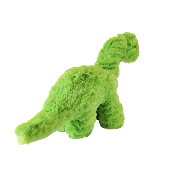 Manhattan Toy Green Brontosaurus Dinosaur Plush Stuffed Animal 10" Soft Toy - Picture 5 of 16